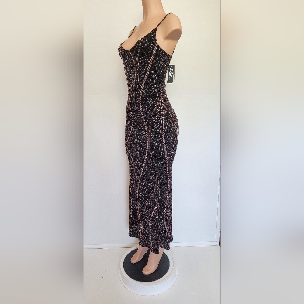 Jump Juniors Strappy Slinky Slim Fit Gown Size 1 2 - Picture 7 of 10